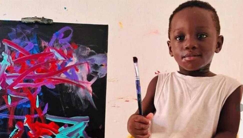 En genç ressam: Ganalı 1,5 yaşındaki çocuk Guinness Rekorlar Kitabı’na girdi