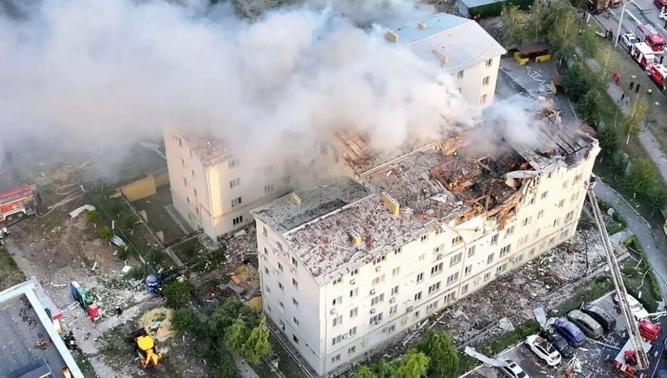 Five Killed In Russian Drone Attack On Ukraine Apartment Block