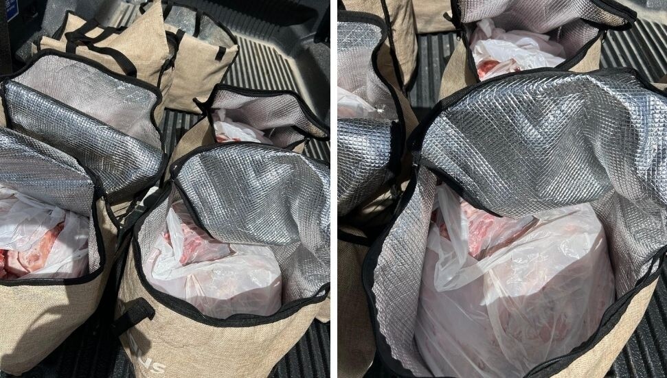 Metehan'da domuz eti ile nugget ele geçirildi