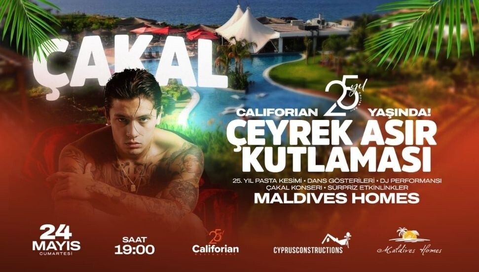 Californian Restaurant 25. yaşını çeyrek asırlık kutlamayla taçlandırıyor
