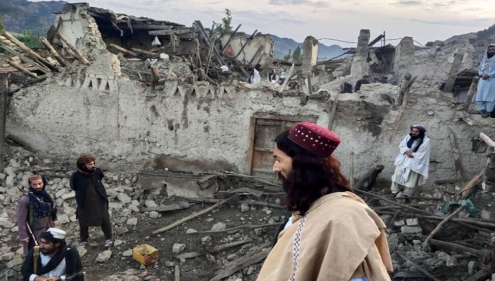 Aerial Search for Survivors After Afghan Quake Kills 800