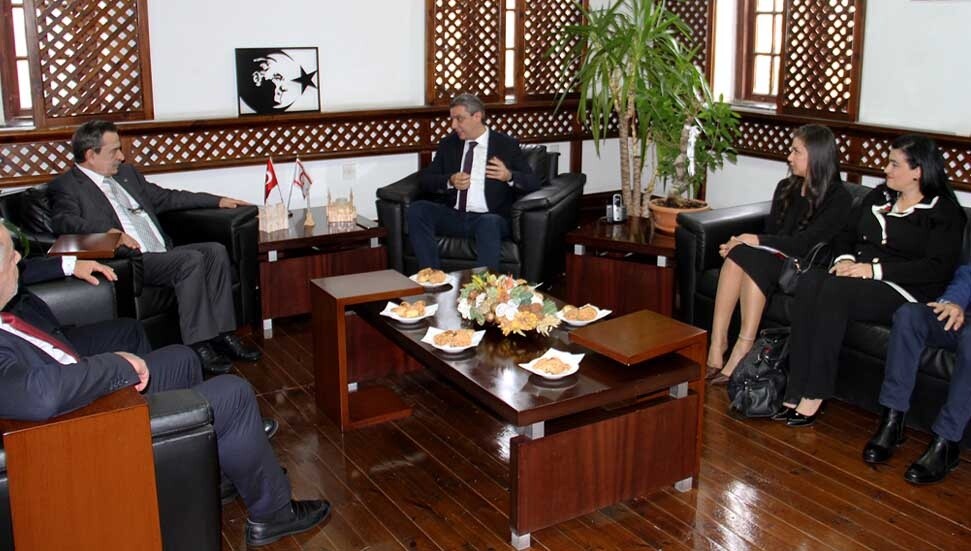 Serhan Aktunç, MTA Genel Müdürü Vedat Yanık’ı kabul etti