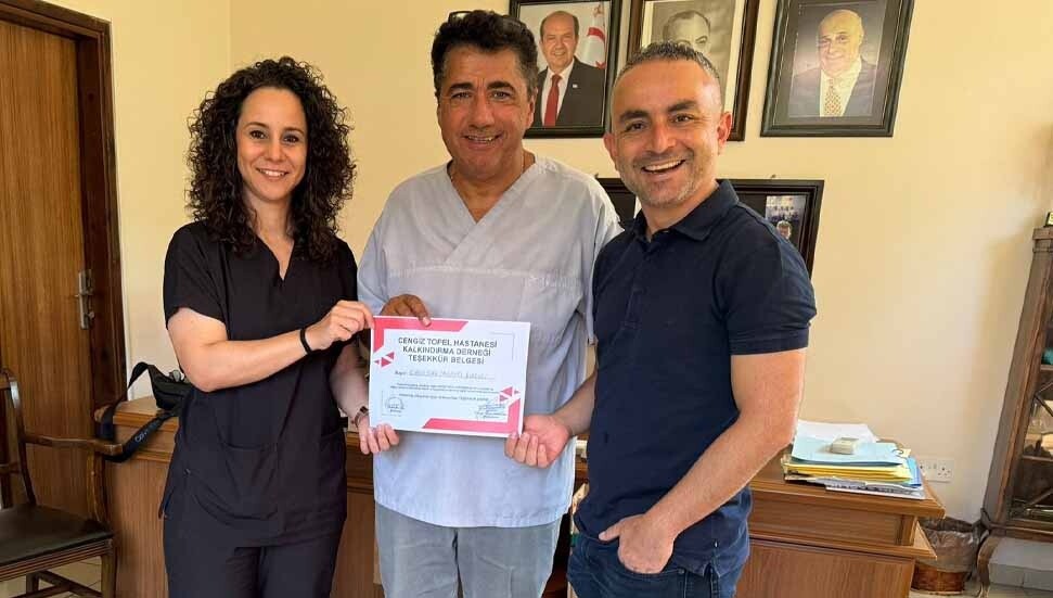 Cengiz Topel Hastanesi’ne pediatrik pulse oksimetre ve tansiyon aleti bağışlandı