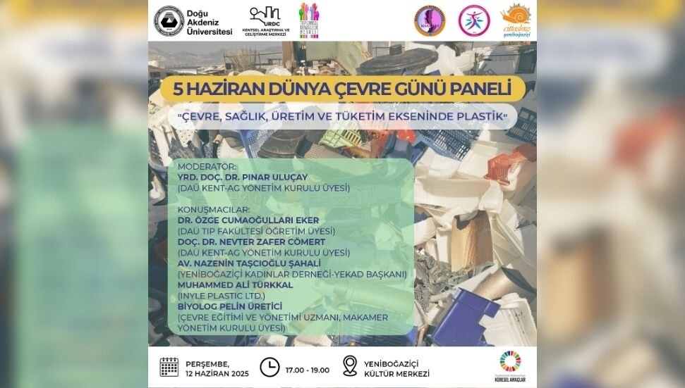 DAÜ’den 5 Haziran Dünya Çevre Günü’ne özel “Plastik Kirliliğine Son” paneli