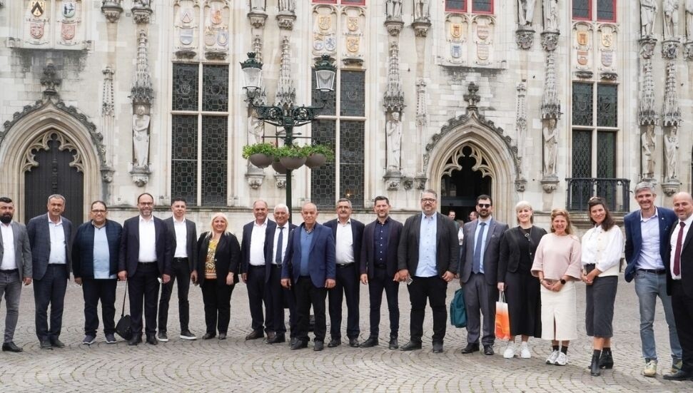 Belediyeler Birliği Heyeti’nden Brugge Belediyesi’ne ziyaret: Uygulamalar yerinde incelendi