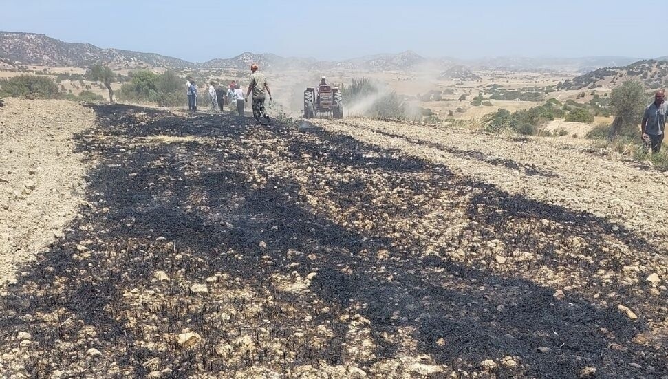 Mehmetçik ile Yedikonuk arasındaki yangın kontrol altına alındı!