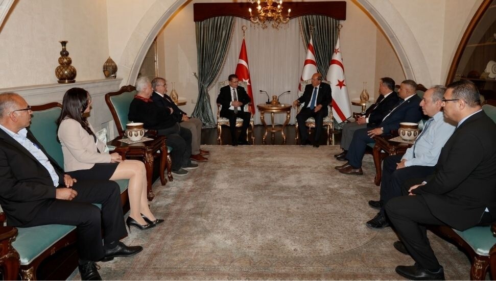 Cumhurbaşkanı Tatar, Türk Dil Kurumu heyetini kabul etti