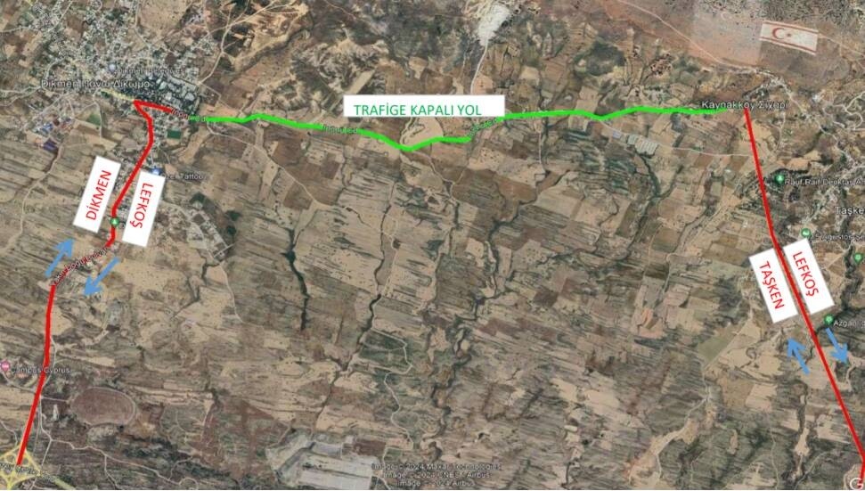 Dikmen-Taşkent yolu bugünden itibaren 6 gün araç trafiğine kapatılacak