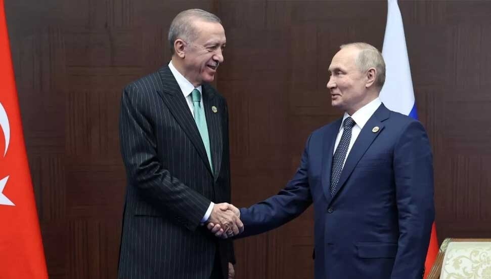 Türkiye Cumhurbaşkanı Recep Tayyip Erdoğan, Rusya Devlet Başkanı Putin ile görüştü
