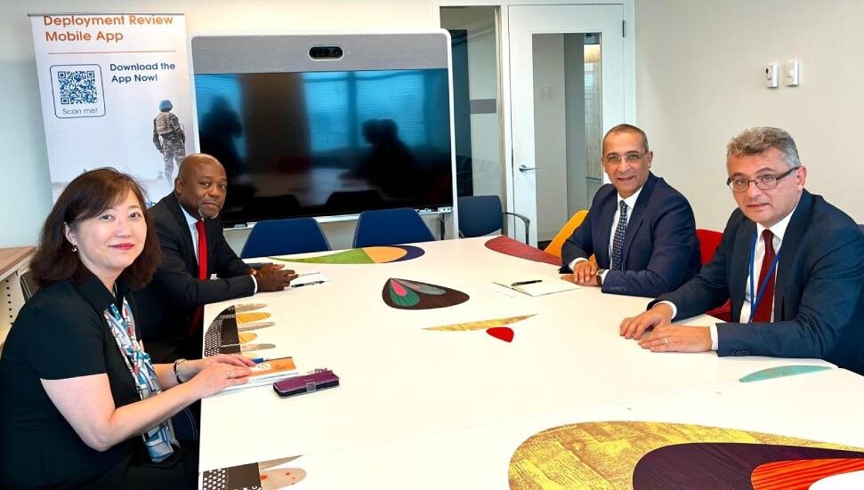 Erhürman Meets with Eichhorst and Gotoh in New York