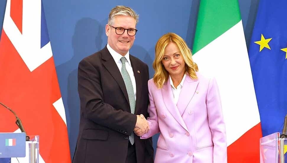 Meloni ve Starmer, Roma'da düzensiz göçle mücadeleyi ve uluslararası krizleri görüştü