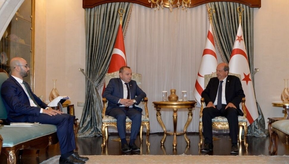 Cumhurbaşkanı Ersin Tatar, Türkiye Maarif Vakfı yetkililerini kabul etti