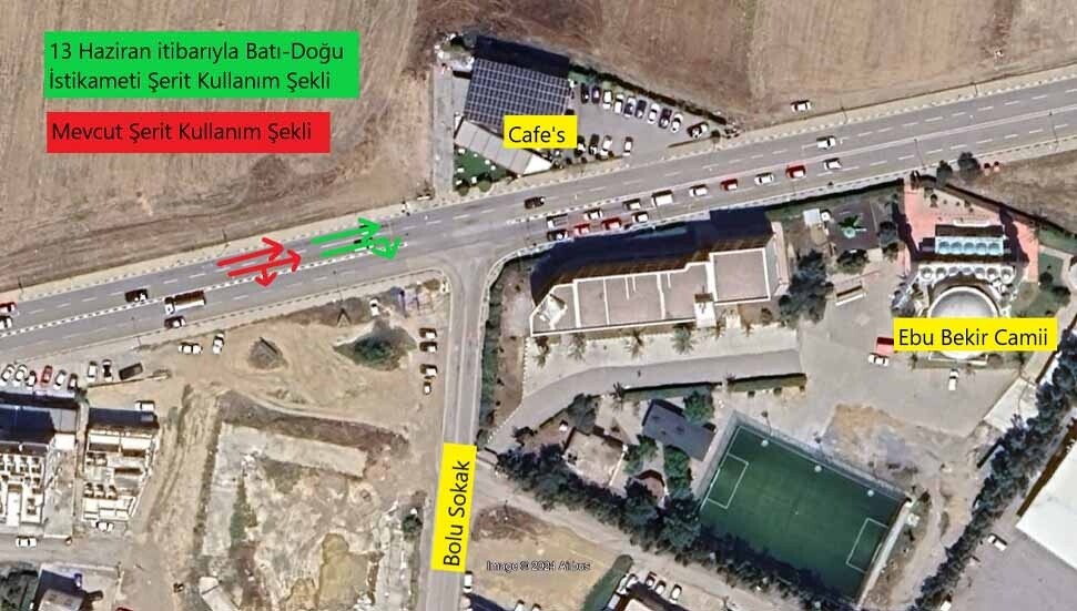 Haydar Aliyev Caddesi ile Bolu Sokak Kavşağı’nda trafik sinyalizasyon sistemleri düzenlendi