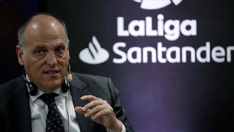 LaLiga Başkanı Tebas'dan Barcelona'ya eleştiri