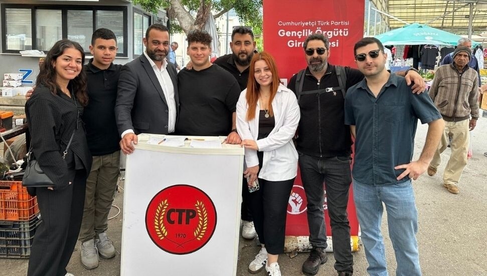 CTP Gençlik Örgütü Girne İlçesi’nden imza kampanyası ve eyleme katılımı çağrısı