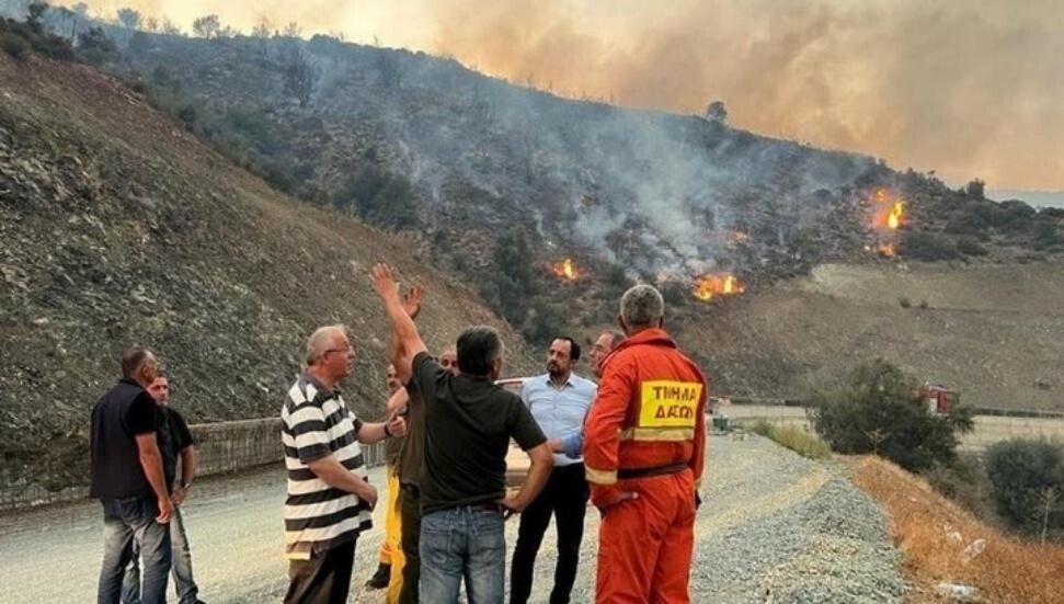 Limasol’daki yangınlara öfke büyüyor: Bu akşam protesto bekleniyor