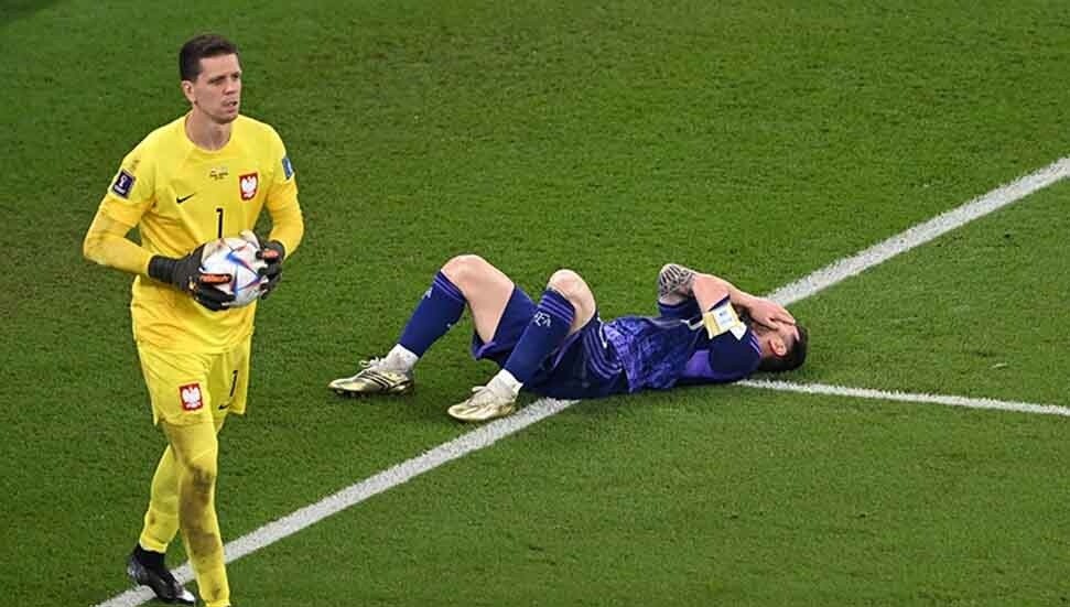 Szczesny ile Messi, penaltı kararı için iddiaya girmiş