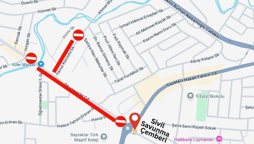 Lefkoşa’da Öğretmenler Caddesi yarından itibaren tamamen trafiğe kapatılacak