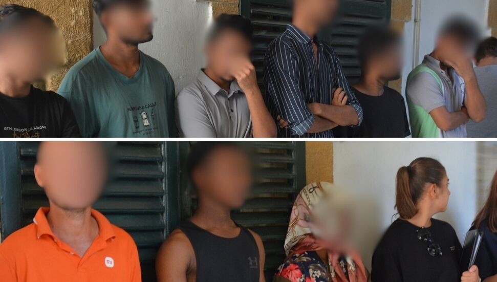 Ülkede yasadışı biçimde ikamet ettiği tespit edilen 9 zanlı 7 gün tutuklu kalacak
