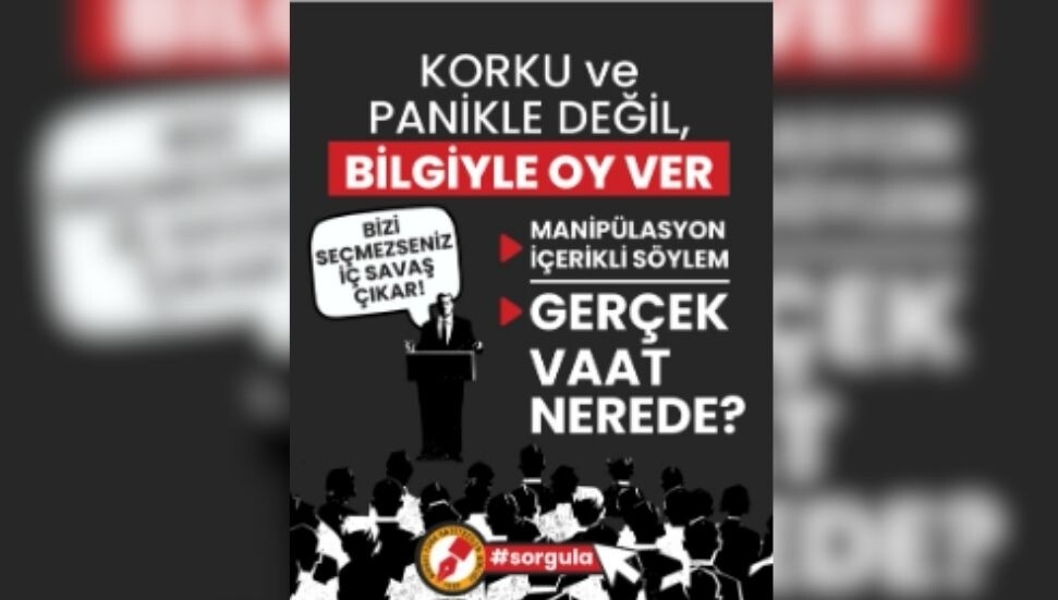 Gazeteciler Birliği, seçim döneminde dezenformasyona karşı kampanya başlattı!