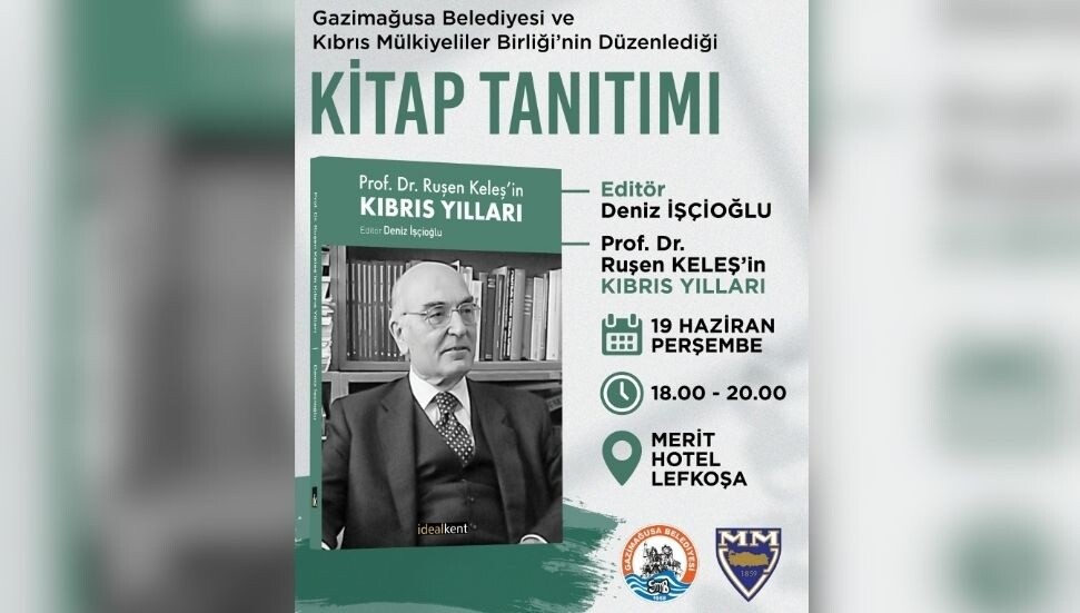 Prof. Dr. Ruşen Keleş’in “Kıbrıs Yılları” kitabı tanıtılıyor