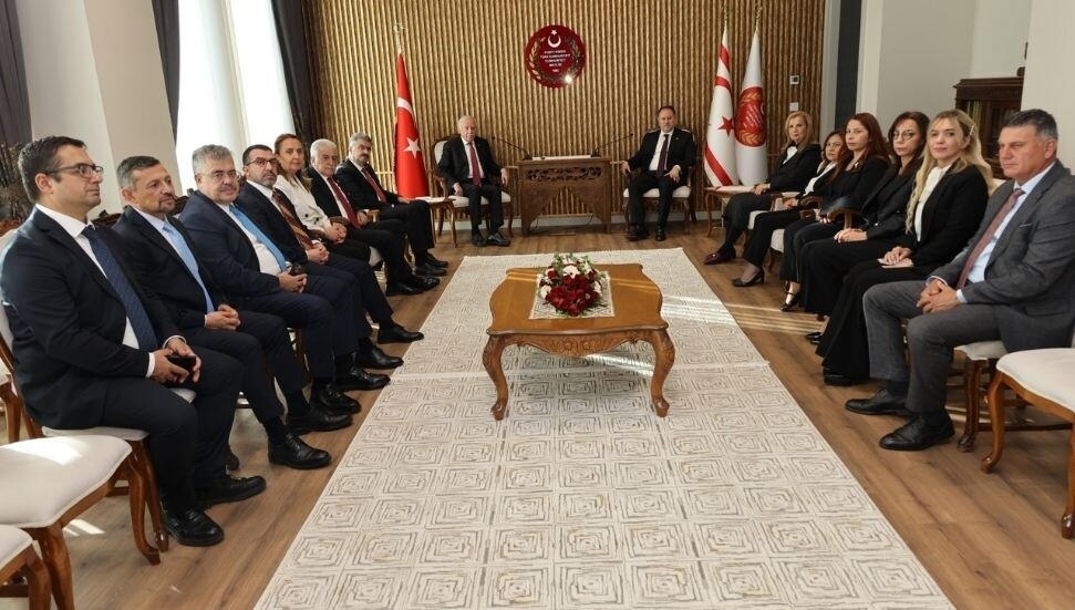 Öztürkler, TBMM heyetini kabul etti: Biz atalarımızdan, ecdadımızdan Anavatan sevgisini öğrendik