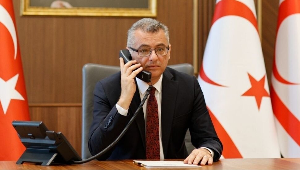 Erhürman Holds Phone Call With Stephen Doughty On Cyprus Issue