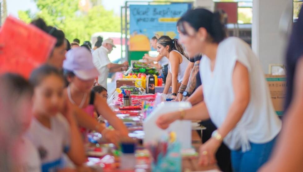 Gazimağusa’da “Okul Başlıyor Pazarı” kuruldu