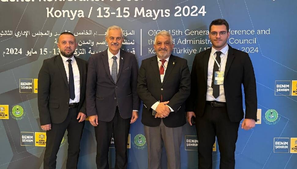 Hayri Orçan ve Salih Çeliker 'İslam Başkentleri ve Şehirleri Genel Konferansı'na katıldı