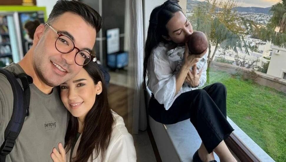 İpek Açar'dan oğlu Ömer Alp ile yeni poz