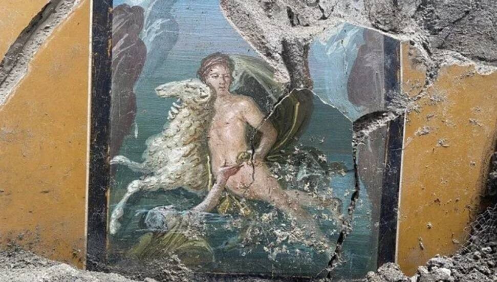 Pompeii’de 2000 yıllık duvar resmi bulundu