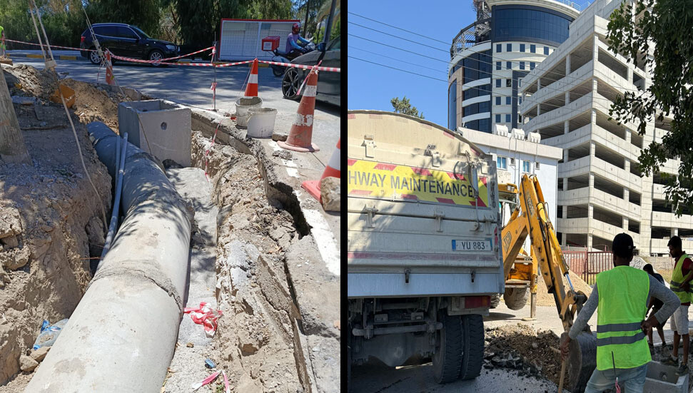 Dereboyu’nda altyapı ve kaldırım çalışmaları hız kazanıyor