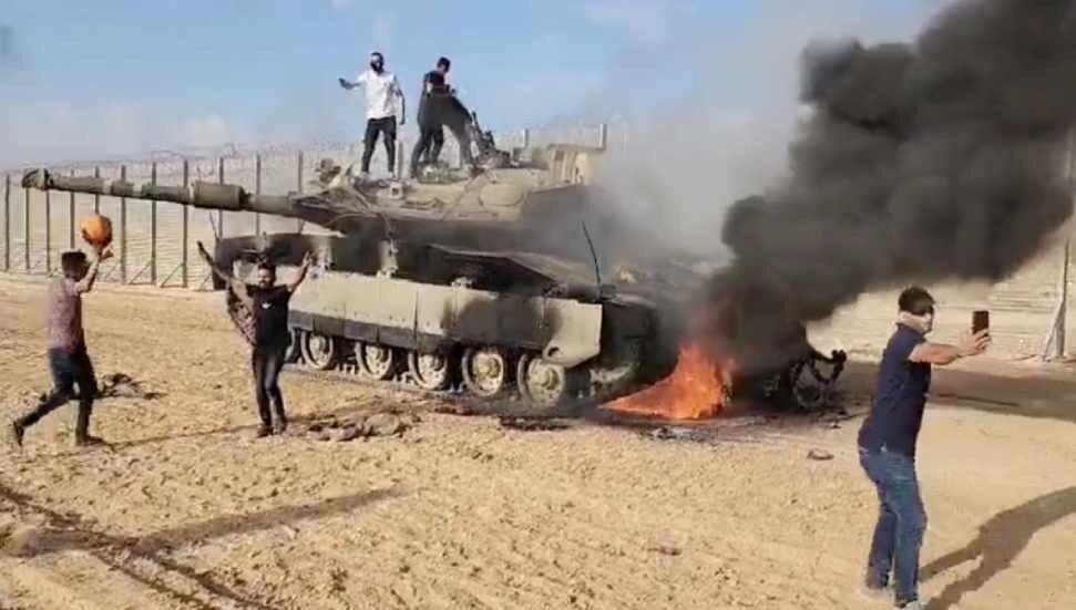 İsrail tankının imha edildiği ve içindeki askerlerin esir alındığı öne sürüldü