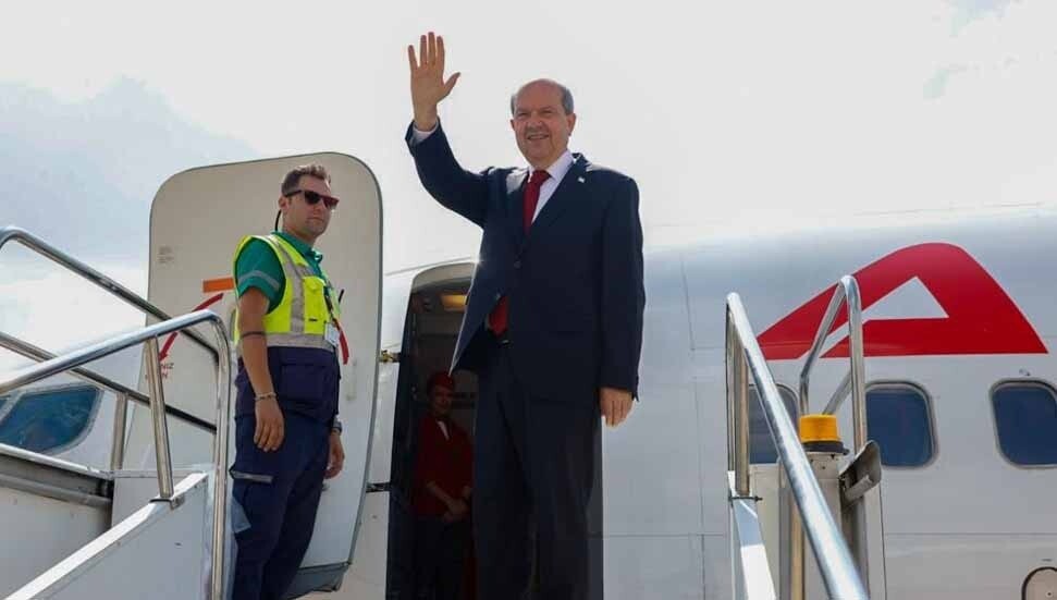Cumhurbaşkanı Tatar, Barış Harekatı’nın 50. yılı etkinliklerine katılmak için İstanbul'a gitti