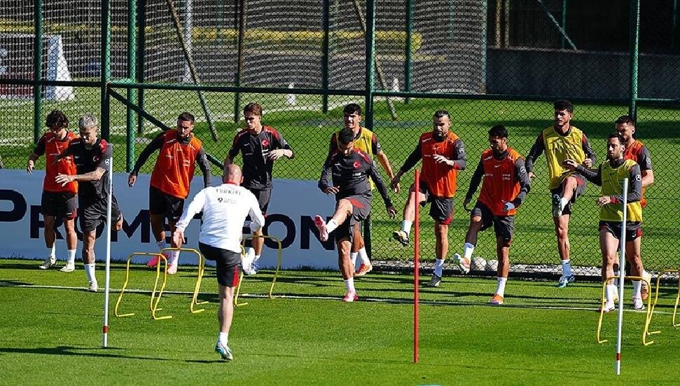 Türkiye Milli Futbol Takımı, EURO 2024 hazırlıklarını sürdürdü