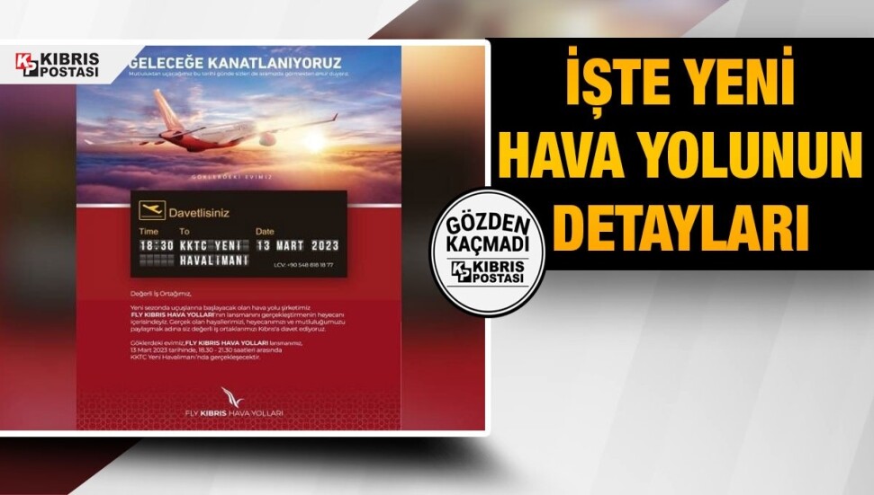 İşte yeni hava yolunun detayları