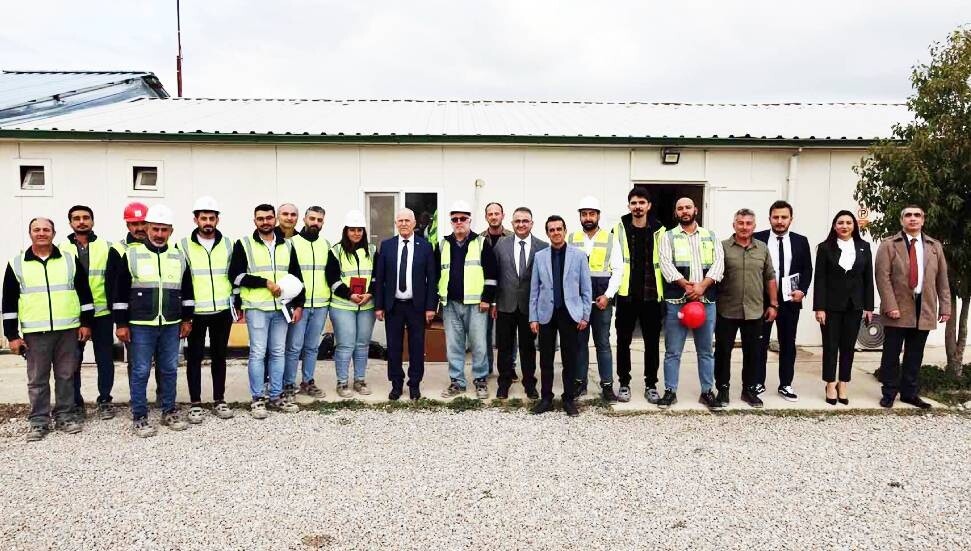 Töre, Şentop ile Cumhurbaşkanlığı Külliyesi ve Meclis Yerleşkesi inşaatlarını inceledi