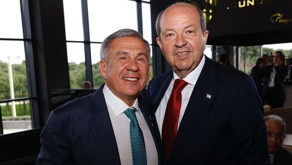 Cumhurbaşkanı Tatar, Tataristan Cumhuriyeti Devlet Başkanı ile görüştü