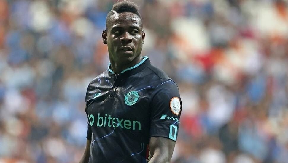 PFDK'den Adana Demirsporlu futbolcu Mario Balotelli'ye 3 maç ceza