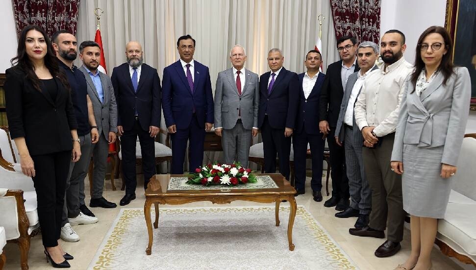 Zorlu Töre, Azerbaycan Milli Meclis Milletvekili Elman Nasırov’u kabul etti
