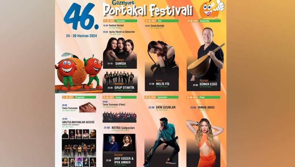 46. Güzelyurt Portakal Festivali başlıyor