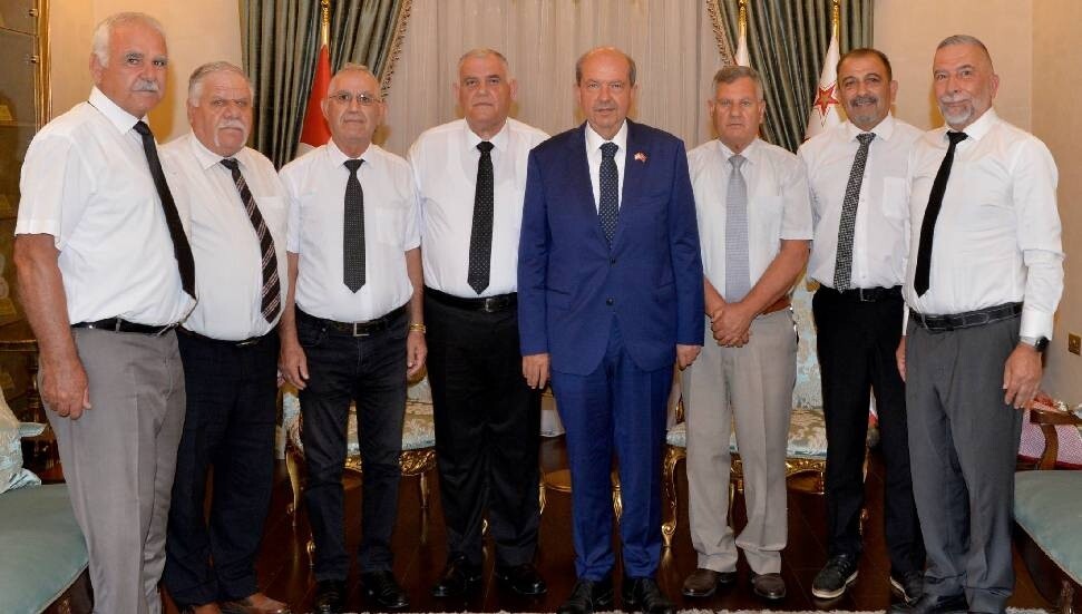 Ersin Tatar, Emekli Polisler Derneği yeni yönetimini kabul etti