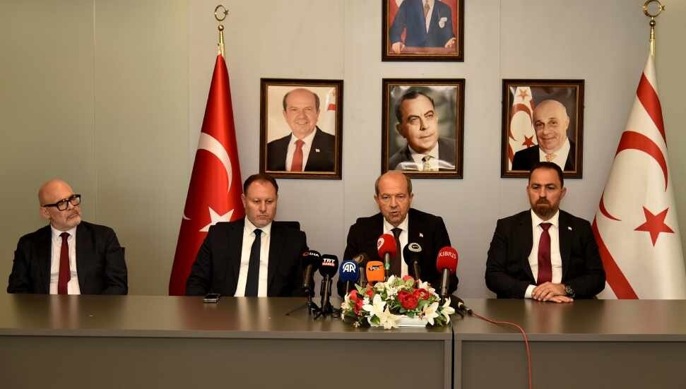 Ersin Tatar: Kıbrıs meselesine yönelik doğrudan bir gündem olmadı, çeşitli iş birlikleri gündeme geldi