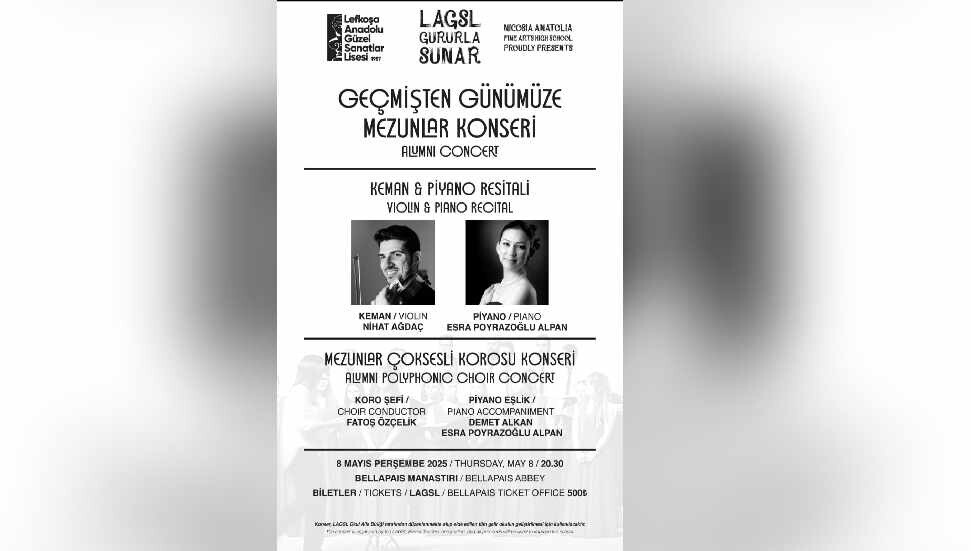 Lefkoşa Anadolu Güzel Sanatlar Lisesi’nden Geçmişten Günümüze Mezunlar Sergisi ve Konseri