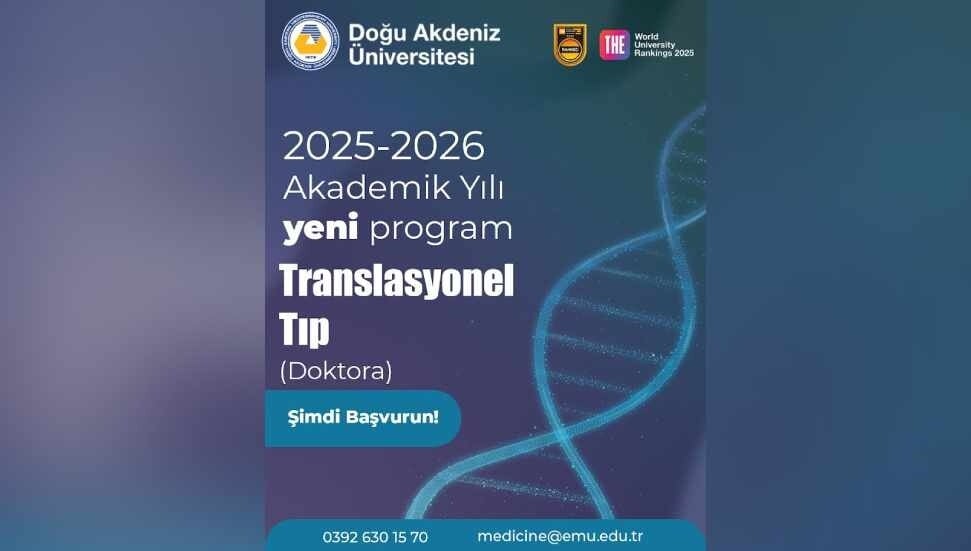 DAÜ translasyonel tıp alanında doktora programına öğrenci kabul edecek