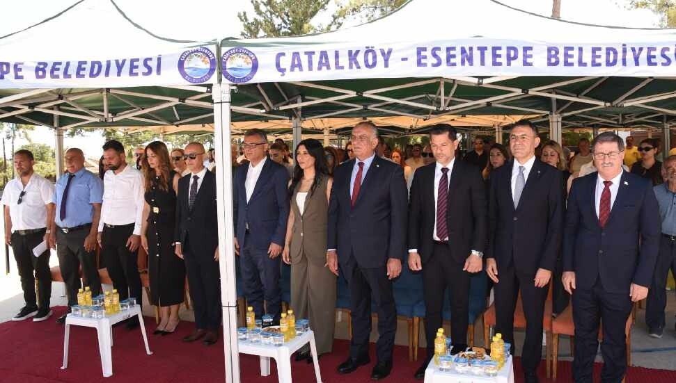 Esentepe İlkokulu yeni okul binasının temelleri düzenlenen törenle atıldı