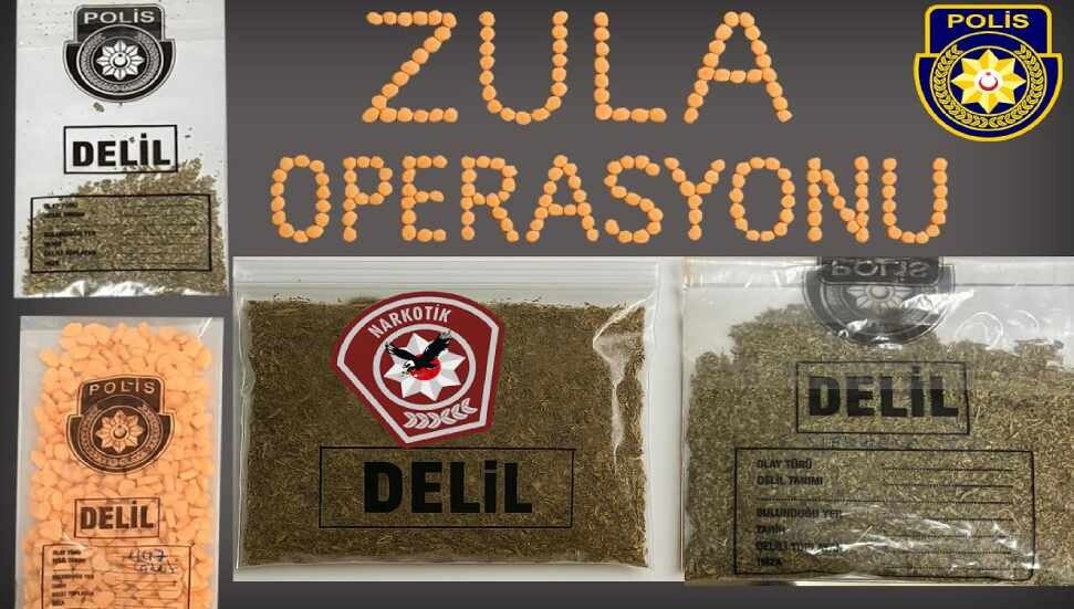 Alayköy “Zula Operation”: 250 Grams of Drugs and 447 Pills Seized