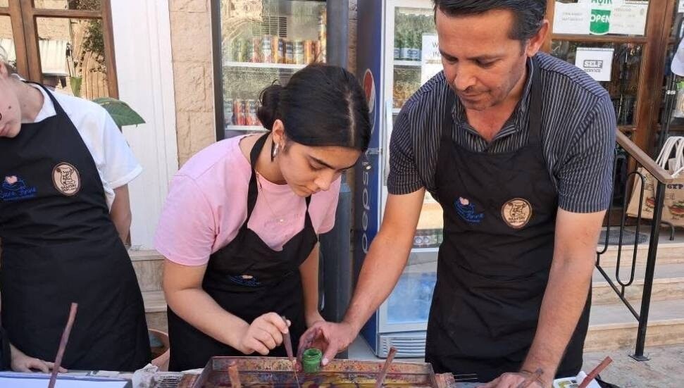 SAMTAY, çocuklara ebru eğitimi verdi