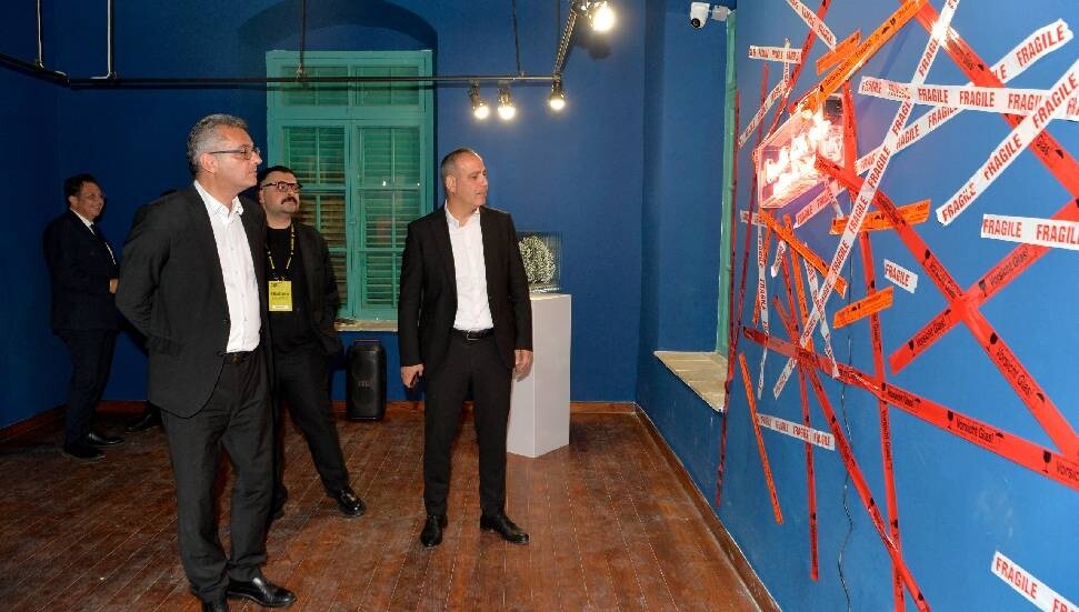 Cumhurbaşkanı Tufan Erhürman, Bienal Lefkoşa’nın açılış resepsiyonuna katıldı