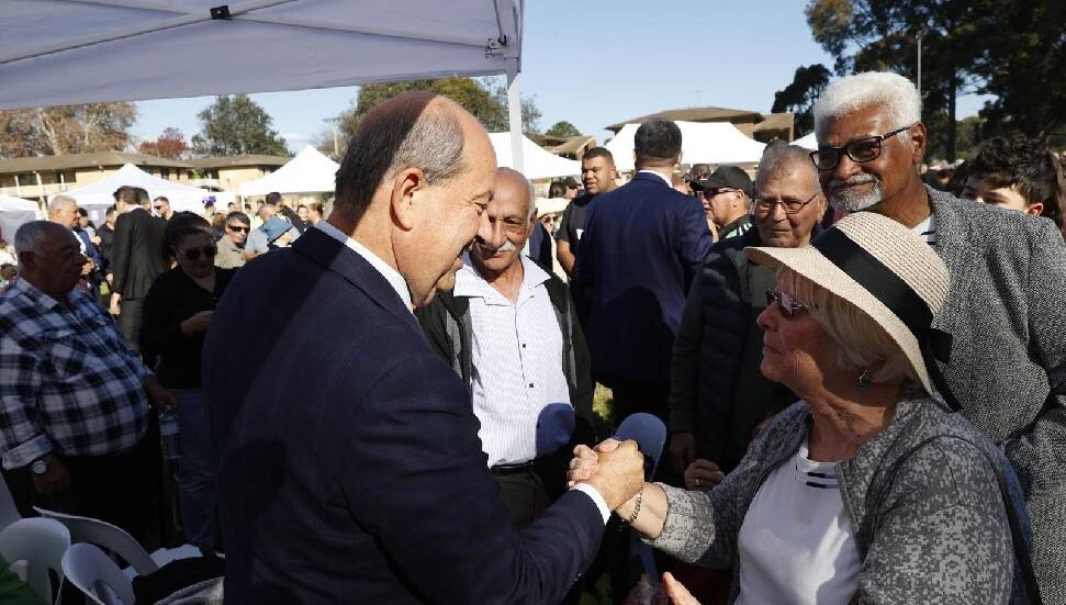 Cumhurbaşkanı Ersin Tatar, Sydney'de Kıbrıs Türklerinin festivaline katıldı: Kalbinizin KKTC ile olduğunu biliyorum